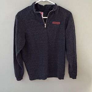 Love Your Melon Charcoal Quarter Zip Sweatshirt X-Small